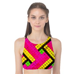 Pop Art Mosaic Tank Bikini Top by essentialimage365