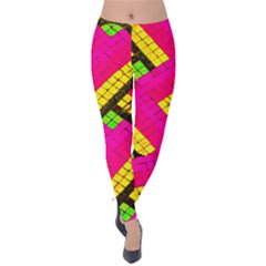 Pop Art Mosaic Velvet Leggings by essentialimage365