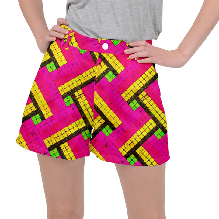 Pop Art Mosaic Ripstop Shorts