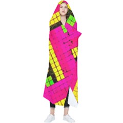 Pop Art Mosaic Wearable Blanket by essentialimage365