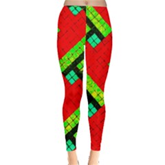 Pop Art Mosaic Leggings  by essentialimage365