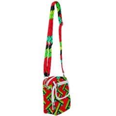 Pop Art Mosaic Shoulder Strap Belt Bag by essentialimage365