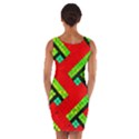 Pop Art Mosaic Wrap Front Bodycon Dress View2