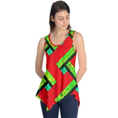 Pop Art Mosaic Sleeveless Tunic by essentialimage365