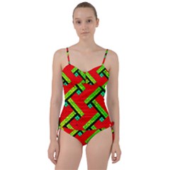 Pop Art Mosaic Sweetheart Tankini Set by essentialimage365