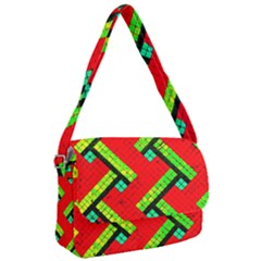 Pop Art Mosaic Courier Bag by essentialimage365