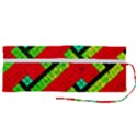 Pop Art Mosaic Roll Up Canvas Pencil Holder (M) View2