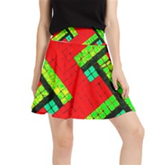 Pop Art Mosaic Waistband Skirt by essentialimage365