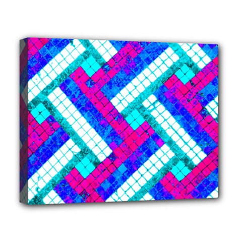 Pop Art Mosaic Deluxe Canvas 20  X 16  (stretched) by essentialimage365