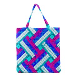 Pop Art Mosaic Grocery Tote Bag