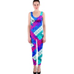 Pop Art Mosaic One Piece Catsuit by essentialimage365