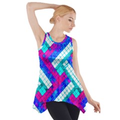 Pop Art Mosaic Side Drop Tank Tunic by essentialimage365