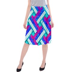 Pop Art Mosaic Midi Beach Skirt by essentialimage365