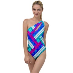 Pop Art Mosaic To One Side Swimsuit by essentialimage365