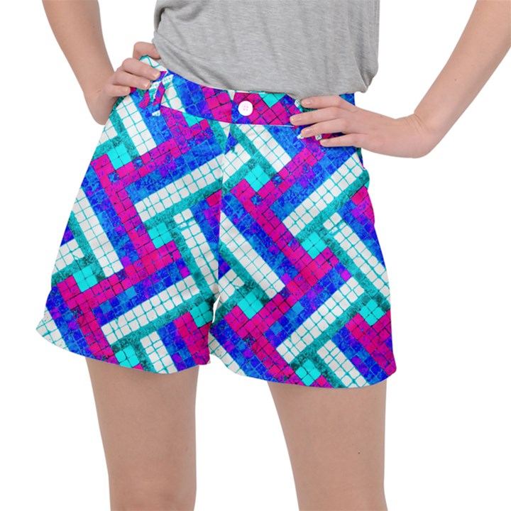 Pop Art Mosaic Ripstop Shorts