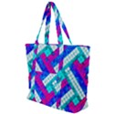 Pop Art Mosaic Zip Up Canvas Bag View1