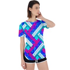 Pop Art Mosaic Perpetual Short Sleeve T-shirt by essentialimage365