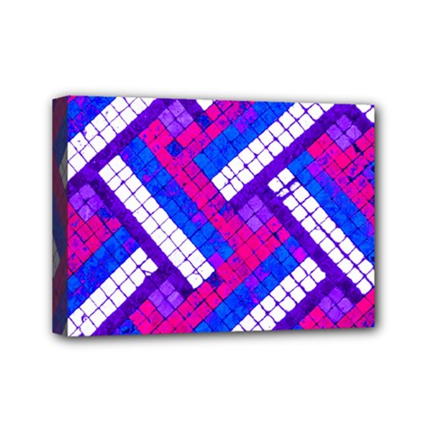 Pop Art Mosaic Mini Canvas 7  X 5  (stretched) by essentialimage365