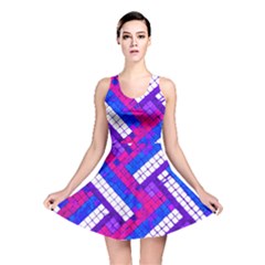 Pop Art Mosaic Reversible Skater Dress by essentialimage365