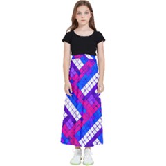 Pop Art Mosaic Kids  Flared Maxi Skirt by essentialimage365