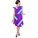 Pop Art Mosaic Tie Up Tunic Dress View2