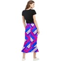 Pop Art Mosaic Maxi Fishtail Chiffon Skirt View2