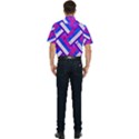 Pop Art Mosaic Men s Short Sleeve Pocket Shirt  View2