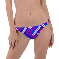 Pop Art Mosaic Ring Detail Bikini Bottom by essentialimage365