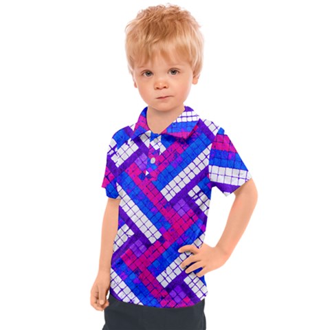 Pop Art Mosaic Kids  Polo Tee by essentialimage365