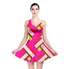 Pop Art Mosaic Reversible Skater Dress by essentialimage365