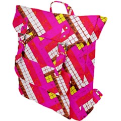 Pop Art Mosaic Buckle Up Backpack by essentialimage365