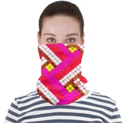 Pop Art Mosaic Face Seamless Bandana (adult)