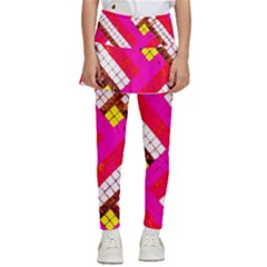 Pop Art Mosaic Kids  Skirted Pants