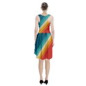 Abstract Colorful Pattern Racerback Midi Dress View2