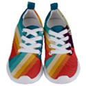 Abstract Colorful Pattern Kids  Lightweight Sports Shoes View1