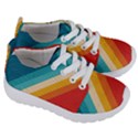 Abstract Colorful Pattern Kids  Lightweight Sports Shoes View3