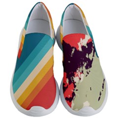 Abstract Colorful Pattern Women s Lightweight Slip Ons by AlphaOmega