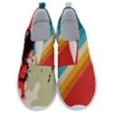 Abstract Colorful Pattern No Lace Lightweight Shoes View1