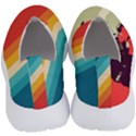 Abstract Colorful Pattern No Lace Lightweight Shoes View4