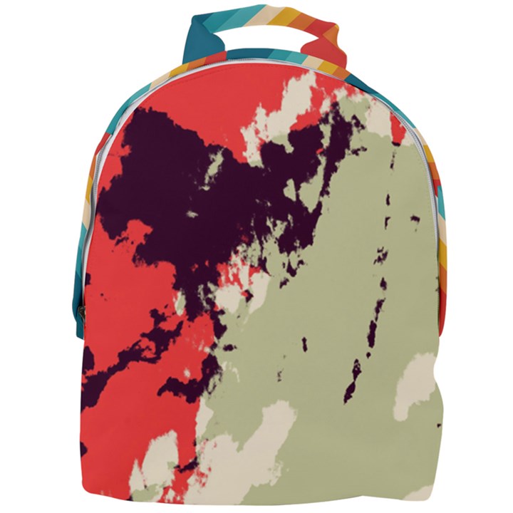 Abstract Colorful Pattern Mini Full Print Backpack