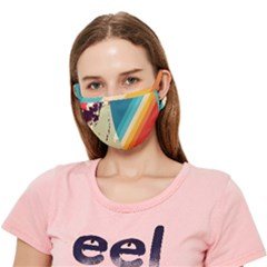 Abstract Colorful Pattern Crease Cloth Face Mask (adult) by AlphaOmega