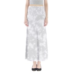 Rose White Full Length Maxi Skirt