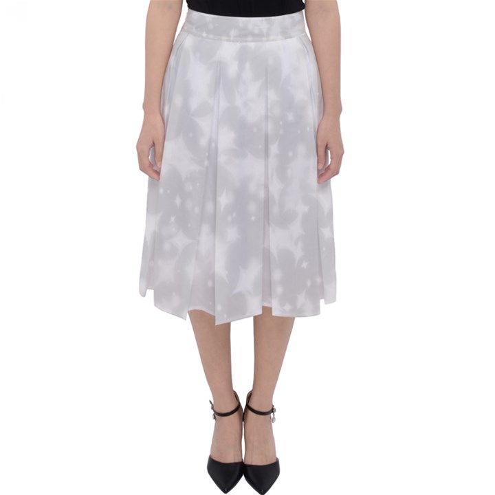 Rose White Classic Midi Skirt