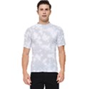 Rose White Men s Short Sleeve Rash Guard View1