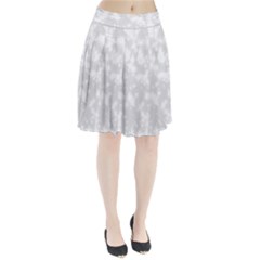 Rose White Pleated Skirt