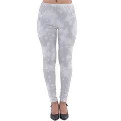 Rose White Lightweight Velour Leggings