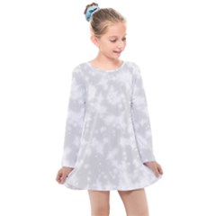 Rose White Kids  Long Sleeve Dress