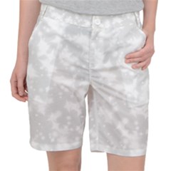 Rose White Pocket Shorts