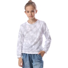 Rose White Kids  Long Sleeve Tee With Frill 