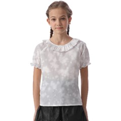 Rose White Kids  Frill Chiffon Blouse by Janetaudreywilson